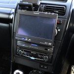 アルテッツァに装着したインダッシュ型ナビ